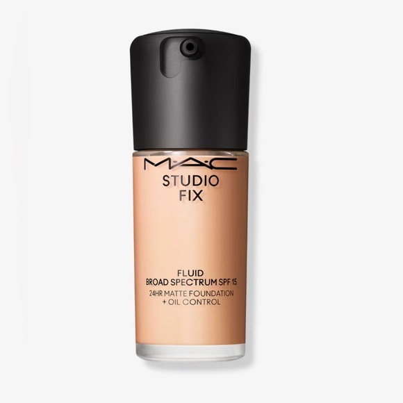 MAC NW13 Studio Fix Fluid SPF15 24HR Matte Foundation + Oil Control NEW - Picture 2 of 9